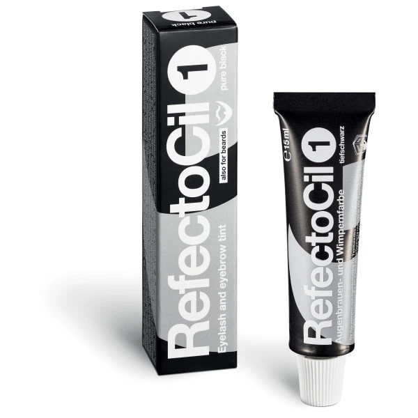 Teinture Cils & Sourcils Noir Profond N°1 RefectoCil 15ml